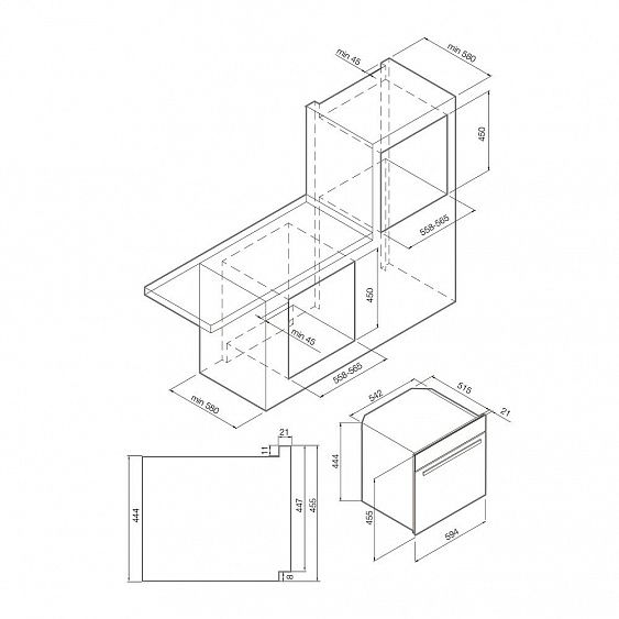 Микроволновая печь GRAUDE BWG 45.0 SE купить с доставкой по Москве и Московской области в интернет-магазине АваТехно