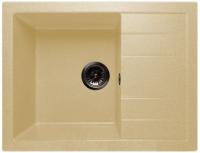 Мойка GRANFEST QUADRO GF-Q-650L чаша с крылом 650*500мм бежевый