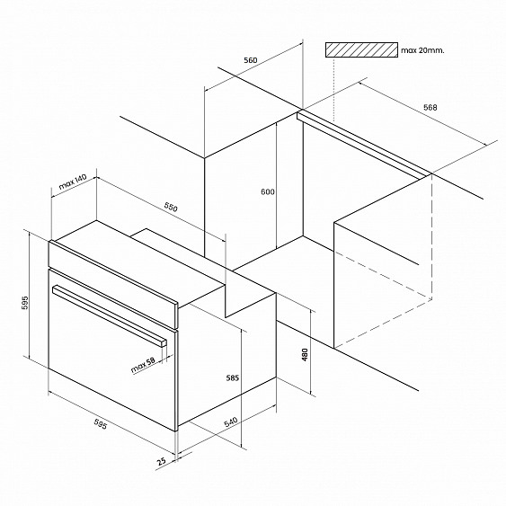 Духовой шкаф KUPPERSBERG sr 663 w купить с доставкой по Москве и Московской области в интернет-магазине АваТехно