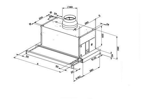 Вытяжка FABER MAXIMA EV8 LED AM/X A60 (315.0534.352) купить с доставкой по Москве и Московской области в интернет-магазине АваТехно