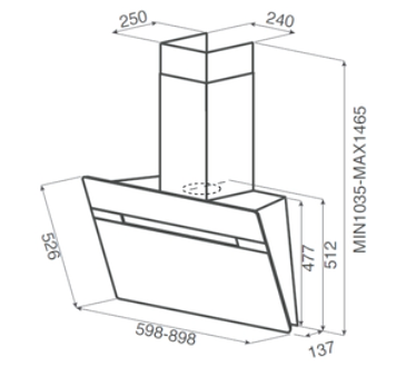 Вытяжка JETAIR VIKI WH/A/90 купить с доставкой по Москве и Московской области в интернет-магазине АваТехно