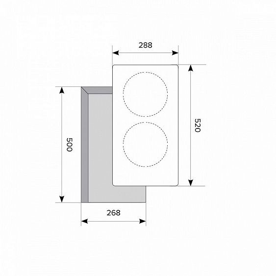 Варочная поверхность HOMSair HIY32BK купить с доставкой по Москве и Московской области в интернет-магазине АваТехно