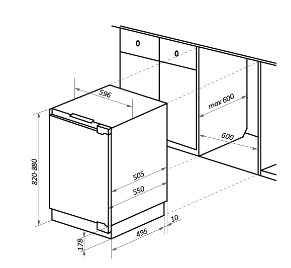 Встраиваемый холодильник MAUNFELD MBL88SW купить с доставкой по Москве и Московской области в интернет-магазине АваТехно