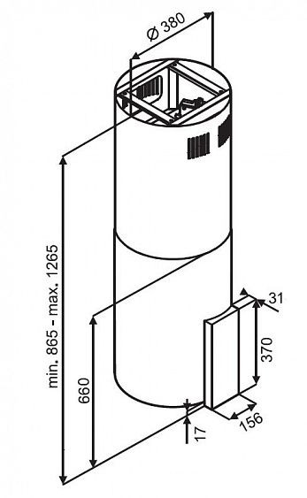 Вытяжка KUPPERSBERG MOTUBA X купить с доставкой по Москве и Московской области в интернет-магазине АваТехно
