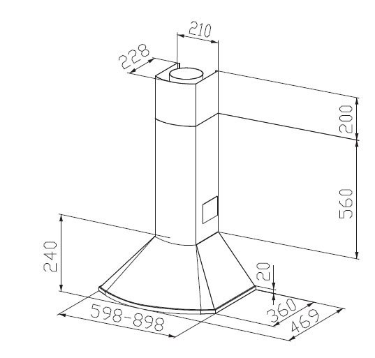 Вытяжка FRANKE 110.0015.224  FDS 954 OA купить с доставкой по Москве и Московской области в интернет-магазине АваТехно