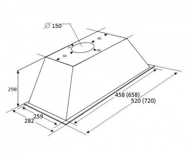 Вытяжка KUPPERSBERG INLINEA 52 B купить с доставкой по Москве и Московской области в интернет-магазине АваТехно
