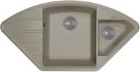 Кухонная мойка FLORENTINA Крокус 980 серый шелк (23.040.E0980.307)
