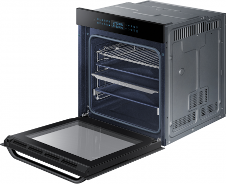 Духовой шкаф Samsung Dual Cook NV75N7546RB черный купить с доставкой по Москве и Московской области в интернет-магазине АваТехно