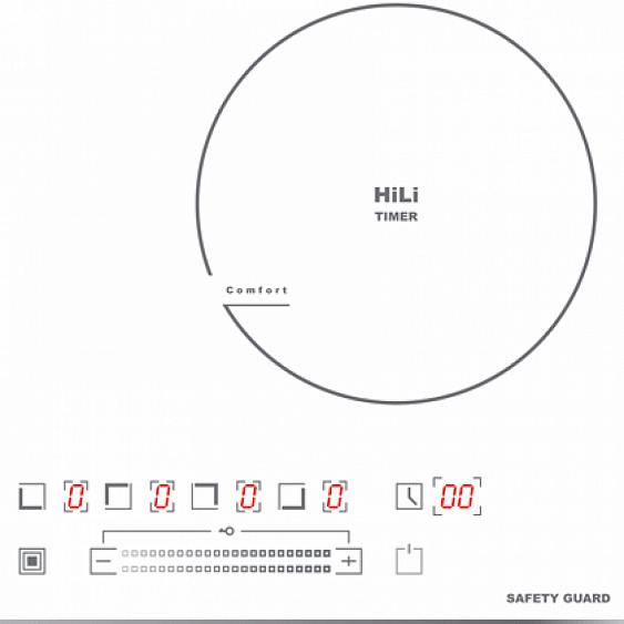 ВСТРАИВАЕМАЯ ЭЛЕКТРИЧЕСКАЯ ВАРОЧНАЯ ПАНЕЛЬ KAISER KCT 6715 FW купить с доставкой по Москве и Московской области в интернет-магазине АваТехно