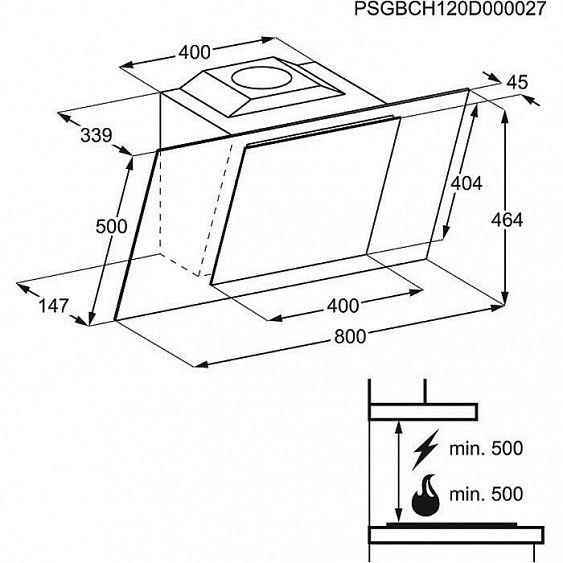 Вытяжной вентилятор ELECTROLUX EFF80569DK купить с доставкой по Москве и Московской области в интернет-магазине АваТехно