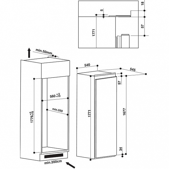 МОРОЗИЛЬНАЯ КАМЕРА WHIRLPOOL AFB 18401 купить с доставкой по Москве и Московской области в интернет-магазине АваТехно