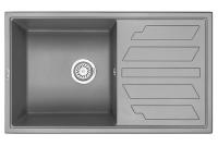 Кухонная мойка GRANULA GR-8002 алюминиум