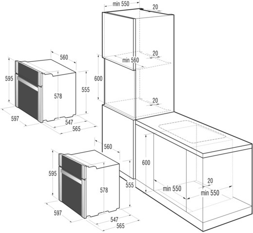 Духовой шкаф GORENJE bo 8730 ab купить с доставкой по Москве и Московской области в интернет-магазине АваТехно