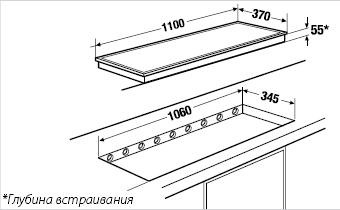 Поверхность KUPPERSBUSCH gks 11742.0-35 f купить с доставкой по Москве и Московской области в интернет-магазине АваТехно