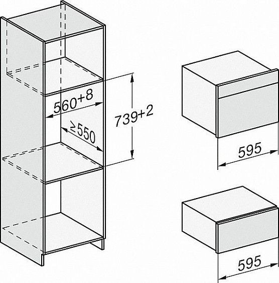 Встраиваемая пароварка MIELE DGC7440X GRGR графитовый серый купить с доставкой по Москве и Московской области в интернет-магазине АваТехно