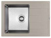 Кухонная мойка FLORENTINA Комби 650 грей (21.390.B0650.305)