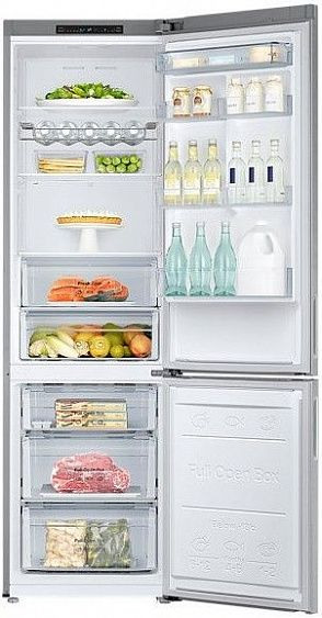 Холодильник Samsung RB37J5010SA серебристый купить с доставкой по Москве и Московской области в интернет-магазине АваТехно