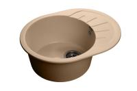 Кухонная мойка GRANFEST Rondo GF-R580L топаз