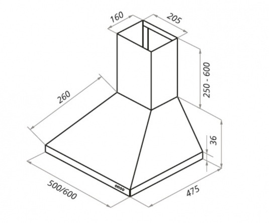 Вытяжка Maunfeld Line 60 белый купить с доставкой по Москве и Московской области в интернет-магазине АваТехно