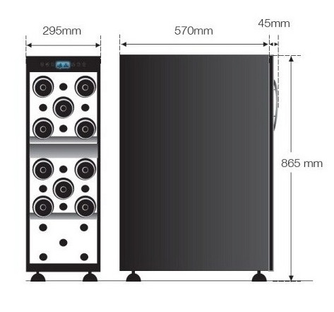 Винный шкаф DOMETIC D 15 купить с доставкой по Москве и Московской области в интернет-магазине АваТехно