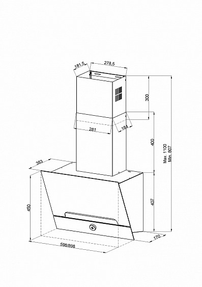 Вытяжка KUPPERSBERG F 990 купить с доставкой по Москве и Московской области в интернет-магазине АваТехно