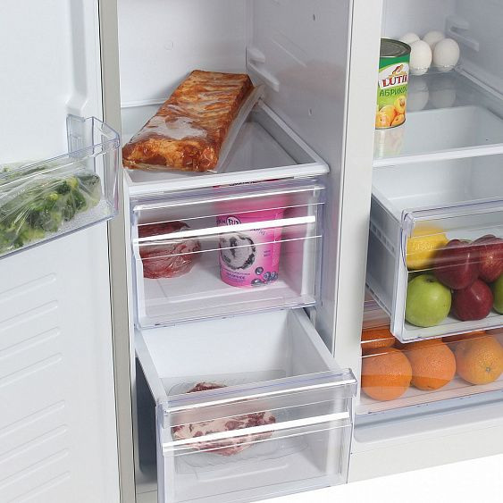 Холодильник HYUNDAI CS4505F черная сталь купить с доставкой по Москве и Московской области в интернет-магазине АваТехно