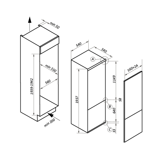 Холодильник MAUNFELD MBF193NFFW купить с доставкой по Москве и Московской области в интернет-магазине АваТехно