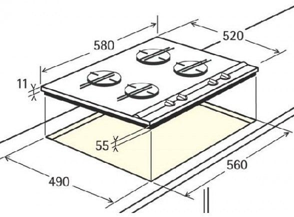 Поверхность AEG fm 6300 gan купить с доставкой по Москве и Московской области в интернет-магазине АваТехно