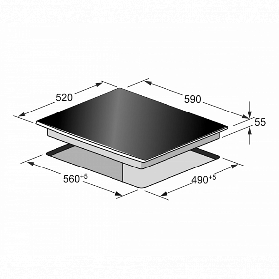 Варочная панель Kaiser KCT 67 FI La Perle купить с доставкой по Москве и Московской области в интернет-магазине АваТехно