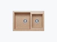 Кухонная мойка POLYGRAN BRIG-772 песочный