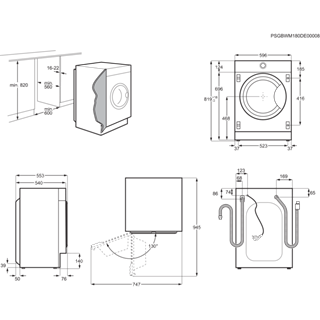 Стиральная машина встраиваемая Zanussi ZWI 712 UDWAR купить с доставкой по Москве и Московской области в интернет-магазине АваТехно