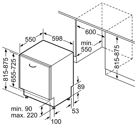 Встраиваемая посудомоечная машина Siemens SN87YX01CE купить с доставкой по Москве и Московской области в интернет-магазине АваТехно