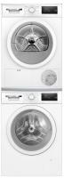 Комплект стиральной и сушильной машины Bosch WAN24009II + WTH85077PL
