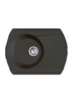 Мойка GRANFEST Rondo GF-R650L (650х500) Черный 308 с крылом 427554