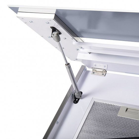 Вытяжка MAUNFELD MERSEY 60 белый/вставка сатин купить с доставкой по Москве и Московской области в интернет-магазине АваТехно