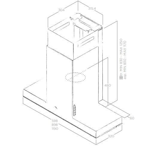 Вытяжка ELICA HAIKU BL/A/60 купить с доставкой по Москве и Московской области в интернет-магазине АваТехно
