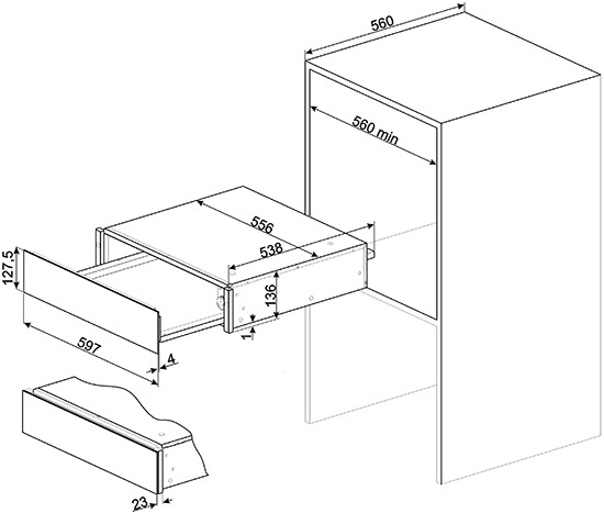 Ящик сомелье SMEG CPS615NX купить с доставкой по Москве и Московской области в интернет-магазине АваТехно