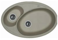 Кухонная мойка FLORENTINA Селена 780 серый шелк (20.265.E0780.307)