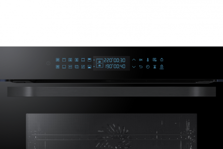 Духовой шкаф Samsung Dual Cook NV75N7546RB черный купить с доставкой по Москве и Московской области в интернет-магазине АваТехно