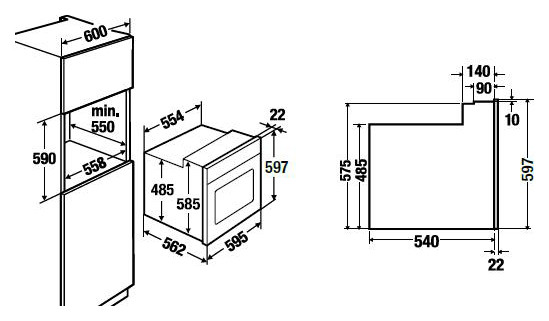 Духовой шкаф KUPPERSBUSCH ЕEB 6551.0 WX2 Black Chrome купить с доставкой по Москве и Московской области в интернет-магазине АваТехно