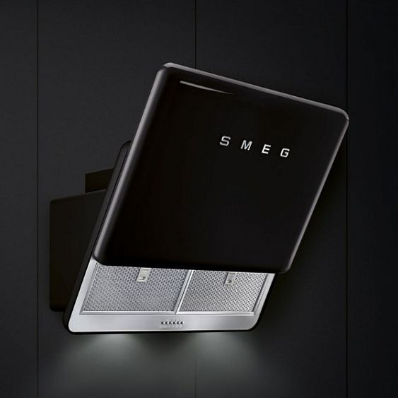 Вытяжка SMEG KFAB75BL купить с доставкой по Москве и Московской области в интернет-магазине АваТехно