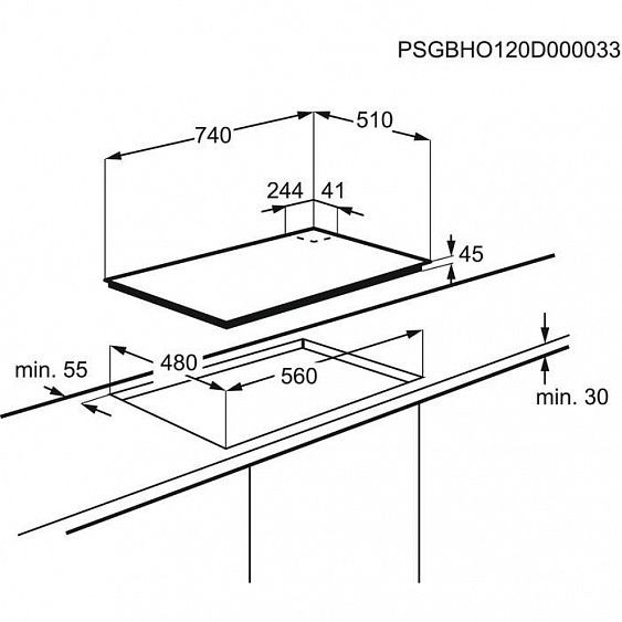Варочная поверхность Electrolux EGG 7536 купить с доставкой по Москве и Московской области в интернет-магазине АваТехно