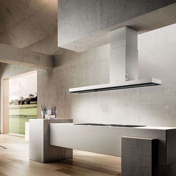 Вытяжка ELICA HAIKU ISLAND WH/A/120 купить с доставкой по Москве и Московской области в интернет-магазине АваТехно