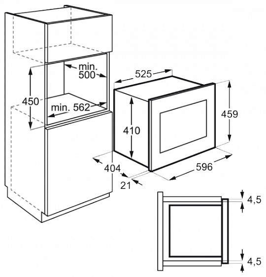 Микроволновая печь AEG MBE 2658S-W купить с доставкой по Москве и Московской области в интернет-магазине АваТехно