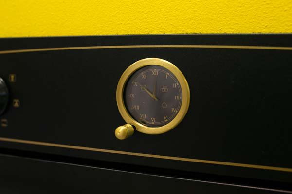 Электрический духовой шкаф MAUNFELD meofe.676rbg.tm (цвет черная эмаль(антрацит)+матовое золото) купить с доставкой по Москве и Московской области в интернет-магазине АваТехно