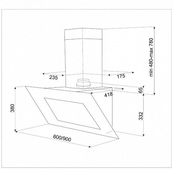 Вытяжка TEKA DVT 650 WHITE купить с доставкой по Москве и Московской области в интернет-магазине АваТехно