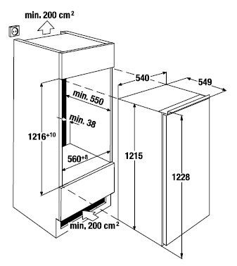 Морозильник KUPPERSBUSCH ite 1390-1 купить с доставкой по Москве и Московской области в интернет-магазине АваТехно