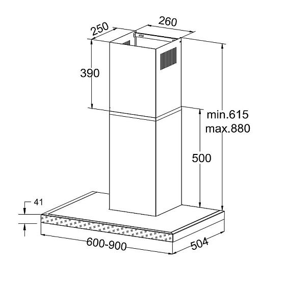 ВЫТЯЖКА KORTING KHC 9989 GN купить с доставкой по Москве и Московской области в интернет-магазине АваТехно