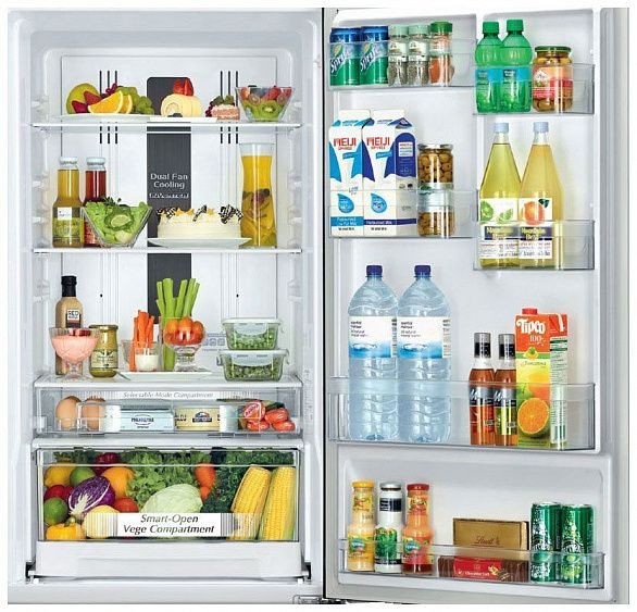 Холодильник HITACHI R-B 502 PU6 GPW белое стекло купить с доставкой по Москве и Московской области в интернет-магазине АваТехно