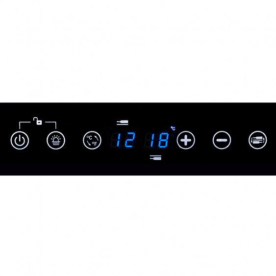 Винный шкаф DUNAVOX dx-89.215bdbk купить с доставкой по Москве и Московской области в интернет-магазине АваТехно